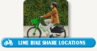 Lime Bike Share Locations